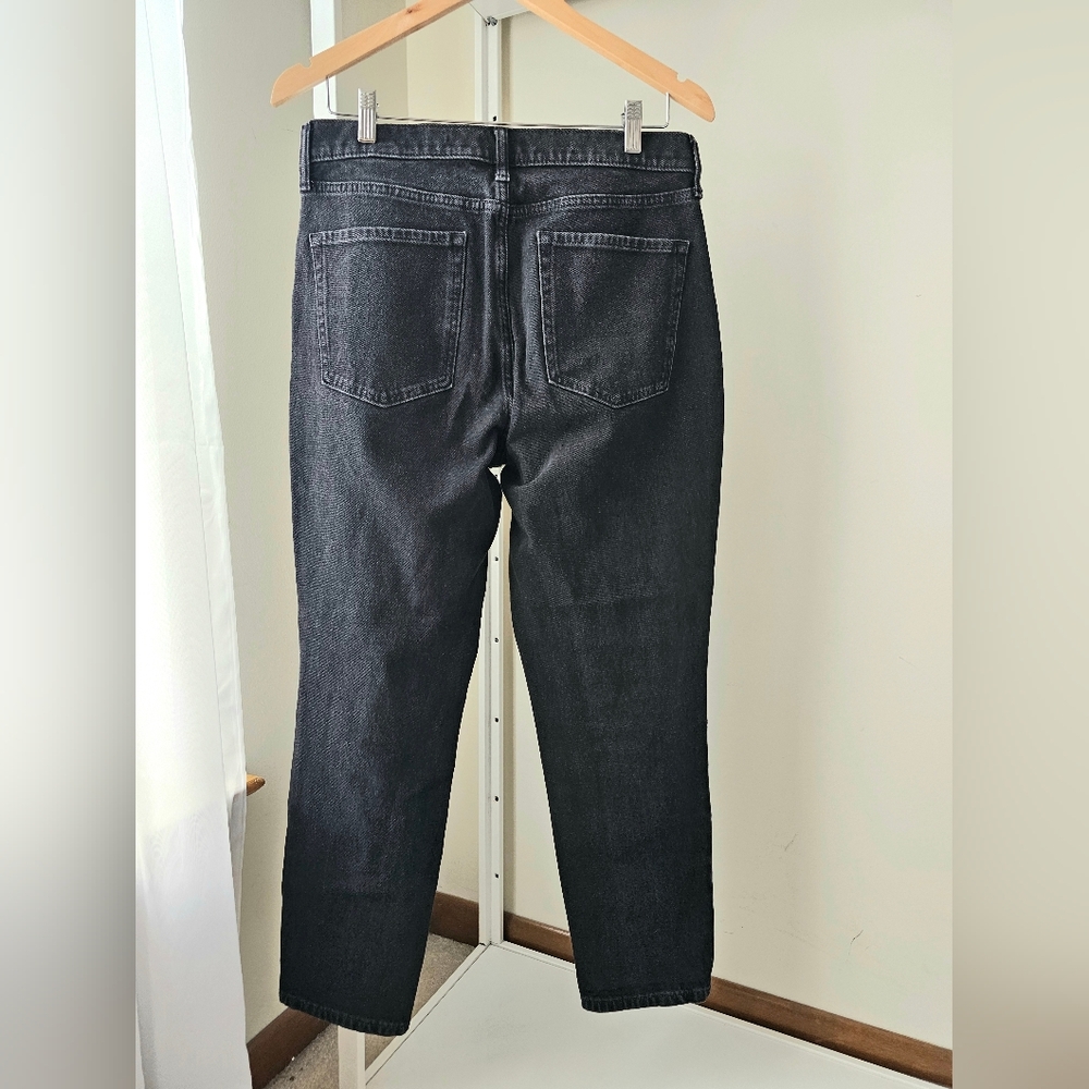 Banana Republic Black Denim High Rise Slim Jeans - Picture 5 of 6